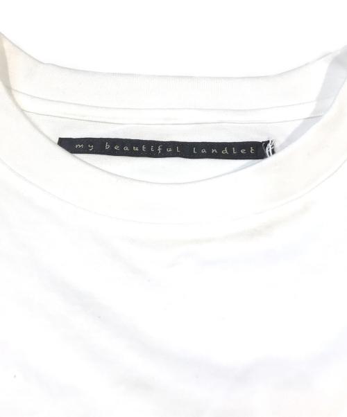 My Beautiful Landlet（マイビューティフルランドレット）My Beautiful Landlet (マイビューティフルランドレット) MBLベーシックTee　MBL-BASIC-T2/2 ホワイト 未使用品の古着・服飾アイテム