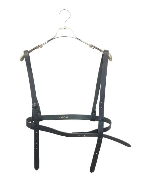 KAPITAL（キャピタル）KAPITAL (キャピタル) レザーハーネス ブラックの古着・服飾アイテム