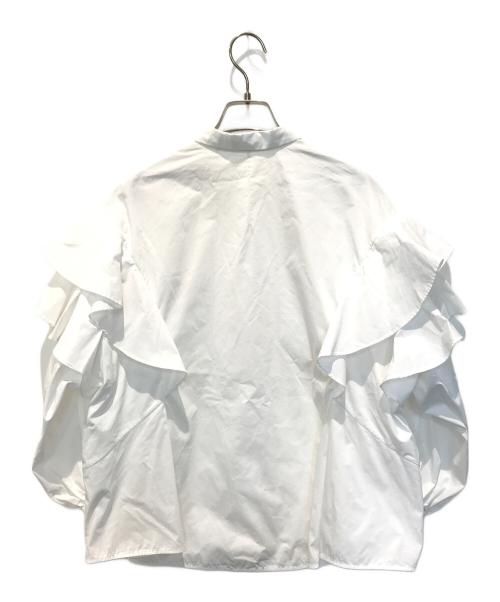 Diagram（ダイアグラム）Diagram (ダイアグラム) フリルシャツ　3546-07-10015 ホワイト サイズ:38の古着・服飾アイテム