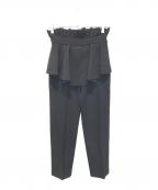 SOLOVソルヴ）の古着「レイヤードパンツ　SO-00-PT-01-2」｜ブラック