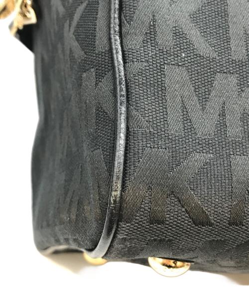 MICHAEL KORS（マイケル・コース）MICHAEL KORS (マイケルコース) モノグラムミニボストンバッグ　35H4GGYS2J ブラックの古着・服飾アイテム