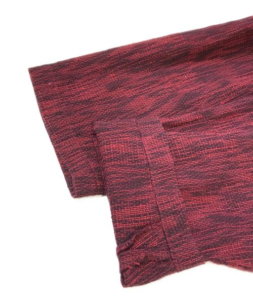 彩藍（アイサイ）彩藍 (アイサイ) シャツ レッド サイズ:表記無しの古着・服飾アイテム