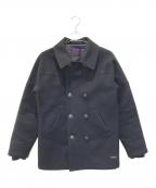 stussyステューシー）の古着「Pコート」｜ネイビー