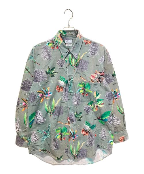 PAUL SMITH（ポールスミス）PAUL SMITH (ポールスミス) シャツ　C-CS 301 グリーン サイズ:Lの古着・服飾アイテム