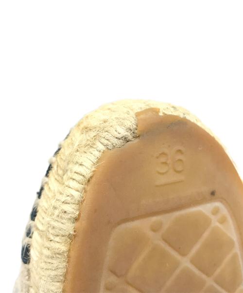 CHANEL（シャネル）CHANEL (シャネル) エスパドリーユ ベージュ サイズ:36の古着・服飾アイテム