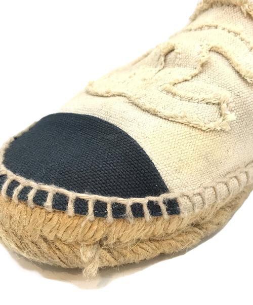 CHANEL（シャネル）CHANEL (シャネル) エスパドリーユ ベージュ サイズ:36の古着・服飾アイテム