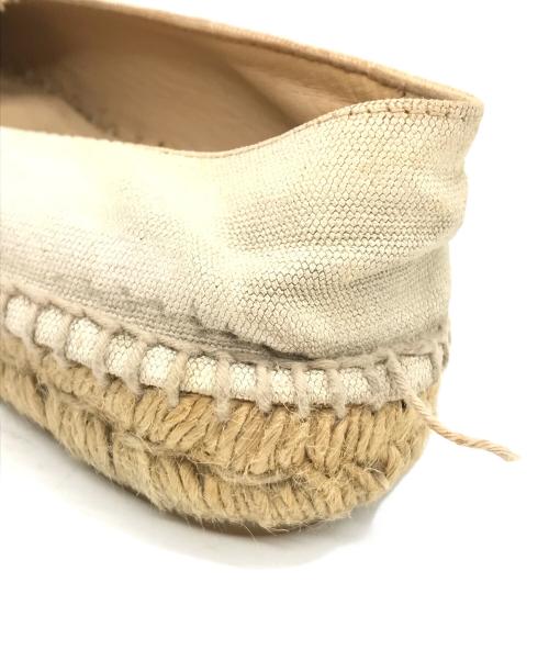 CHANEL（シャネル）CHANEL (シャネル) エスパドリーユ ベージュ サイズ:36の古着・服飾アイテム