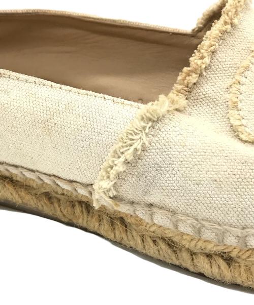 CHANEL（シャネル）CHANEL (シャネル) エスパドリーユ ベージュ サイズ:36の古着・服飾アイテム