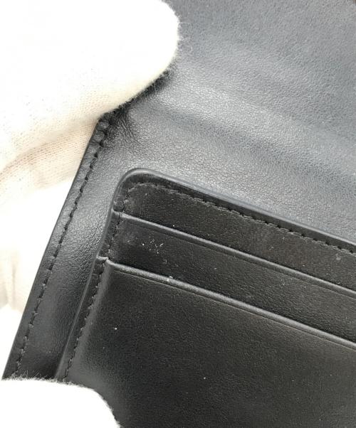 CELINE（セリーヌ）CELINE (セリーヌ) スモールフラップウォレット　トリオンフ ブラックの古着・服飾アイテム