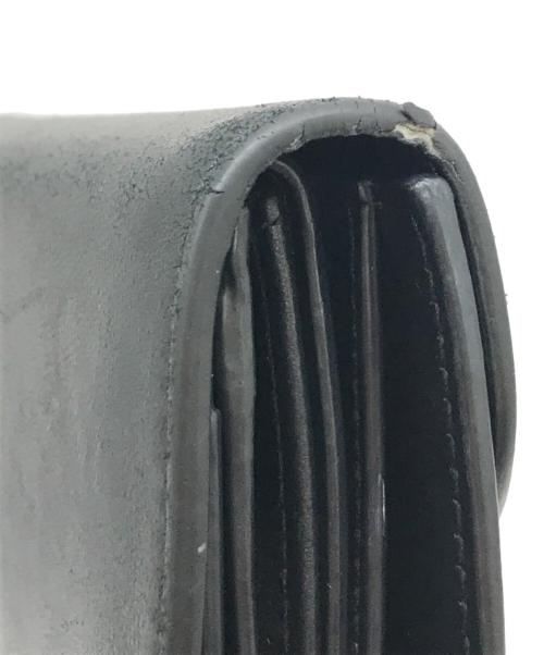 CELINE（セリーヌ）CELINE (セリーヌ) スモールフラップウォレット　トリオンフ ブラックの古着・服飾アイテム