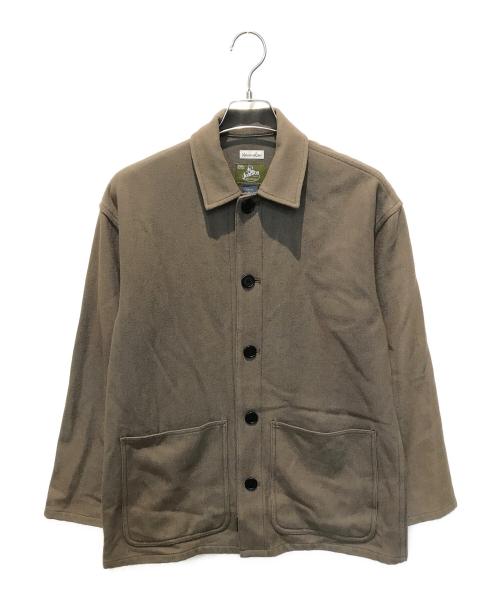 STEVEN ALAN（スティーブンアラン）STEVEN ALAN (スティーブンアラン) Johnson Woolen Mills (ジョンソンウーレンミルズ) カバーオール ブラウン サイズ:Sの古着・服飾アイテム