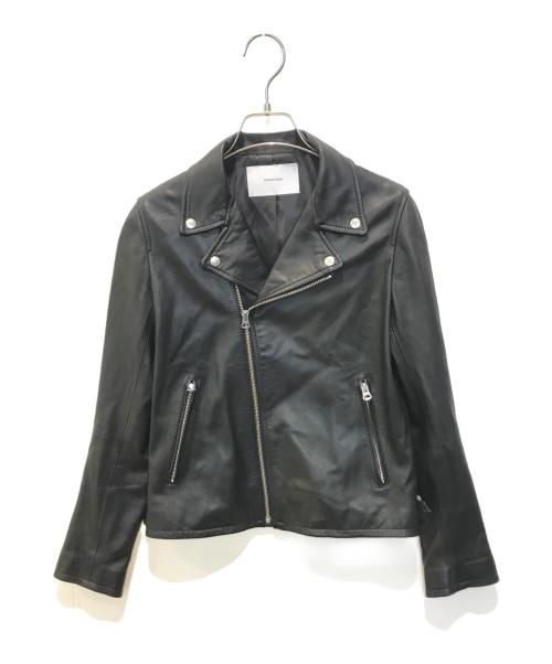 FRAMeWORK（フレームワーク）FRAMeWORK (フレームワーク) ダブルライダースジャケット ブラック サイズ:Sの古着・服飾アイテム