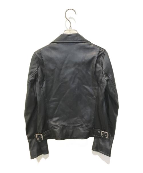 FRAMeWORK（フレームワーク）FRAMeWORK (フレームワーク) ダブルライダースジャケット ブラック サイズ:Sの古着・服飾アイテム