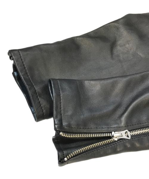 FRAMeWORK（フレームワーク）FRAMeWORK (フレームワーク) ダブルライダースジャケット ブラック サイズ:Sの古着・服飾アイテム