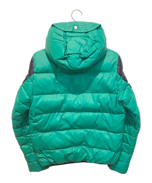 DIESEL（ディーゼル）DIESEL (ディーゼル) ダウンジャケット グリーン×ネイビー サイズ:16(KIDS)の古着・服飾アイテム