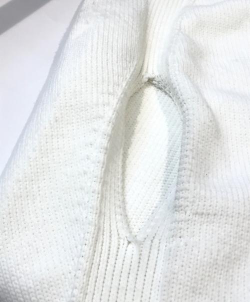 COMME des GARCONS（コムデギャルソン）COMME des GARCONS (コムデギャルソン) 変形ニットベスト ホワイト サイズ:Sの古着・服飾アイテム