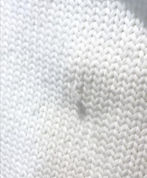 COMME des GARCONS（コムデギャルソン）COMME des GARCONS (コムデギャルソン) 変形ニットベスト ホワイト サイズ:Sの古着・服飾アイテム