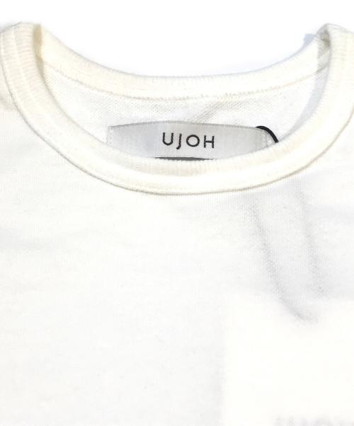 Ujoh（ウジョー）UJOH (ウジョー) ドローコードフレアトップス チュニック カットソー ホワイト サイズ:M 未使用品の古着・服飾アイテム