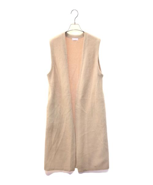 BALLSEY（ボールジィ）BALLSEY (ボールジィ) フラッフィーヤーン ロングジレ　11-02-14-02102　11-02-14-02102 イエロー サイズ:Sの古着・服飾アイテム