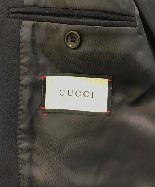 GUCCI（グッチ）GUCCI (グッチ) オーバーコート　439365 ZGW074240 ネイビー サイズ:46Cの古着・服飾アイテム