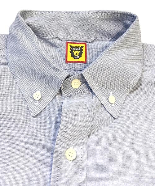HUMAN MADE（ヒューマンメイド）HUMAN MADE (ヒューマンメイド) シャツ　03-3712-2525 スカイブルー サイズ:XLの古着・服飾アイテム
