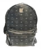 MCMエムシーエム）の古着「スタークヴィセトスサイドスタッズバックパック　MMK3AVE38BK001」｜ブラック