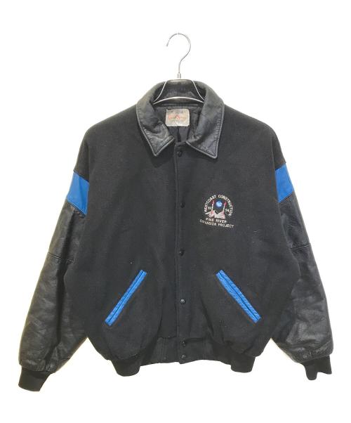 custom stitch（カスタムスティッチ）custom stitch (カスタムスティッチ) スタジャン ブラック サイズ:MEDIUMの古着・服飾アイテム