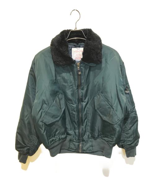 USED（ユーズド）USED (ユーズド) フライトジャケット グリーン サイズ:Sの古着・服飾アイテム