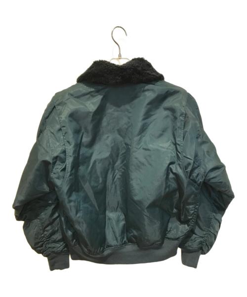 USED（ユーズド）USED (ユーズド) フライトジャケット グリーン サイズ:Sの古着・服飾アイテム