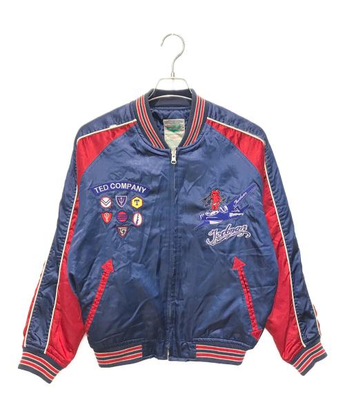 TED COMPANY（テッドカンパニー）TED COMPANY (テッドカンパニー) スカジャン ネイビー×レッド サイズ:40の古着・服飾アイテム