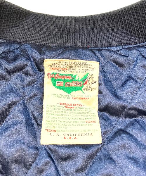 TED COMPANY（テッドカンパニー）TED COMPANY (テッドカンパニー) スカジャン ネイビー×レッド サイズ:40の古着・服飾アイテム