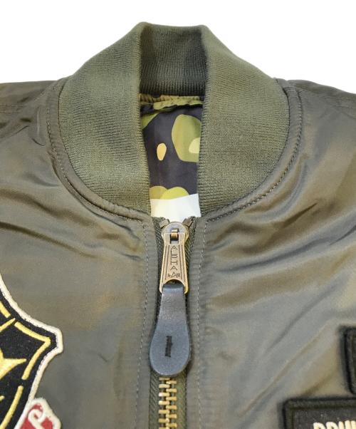 ALPHA（アルファ）ALPHA (アルファ) STRICT-G ALPHA MA-1 オリーブ サイズ:Mの古着・服飾アイテム