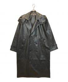 stussy（ステューシー）の古着「Double Breasted Trench Coat　115800」｜ブラック
