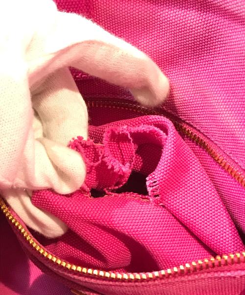 PRADA（プラダ）PRADA (プラダ) ハンドバッグ　カナパ ピンクの古着・服飾アイテム