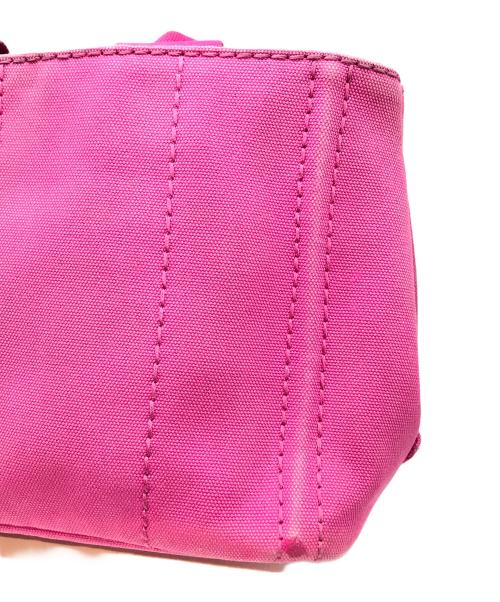 PRADA（プラダ）PRADA (プラダ) ハンドバッグ　カナパ ピンクの古着・服飾アイテム