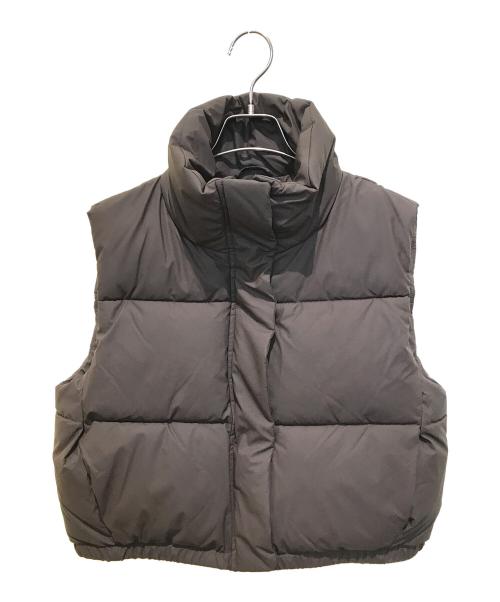 ZARA（ザラ）ZARA (ザラ) 中綿ショート丈ベスト ブラウン サイズ:Mの古着・服飾アイテム