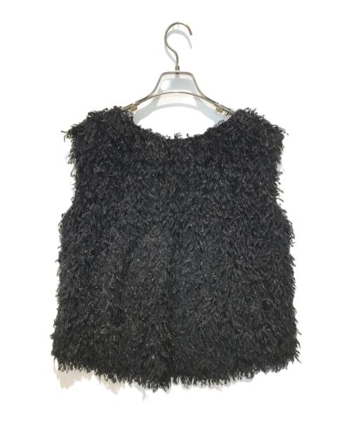 CADUNE（カデュネ）CADUNE (カデュネ) ふわふわトップス ブラック サイズ:Sの古着・服飾アイテム