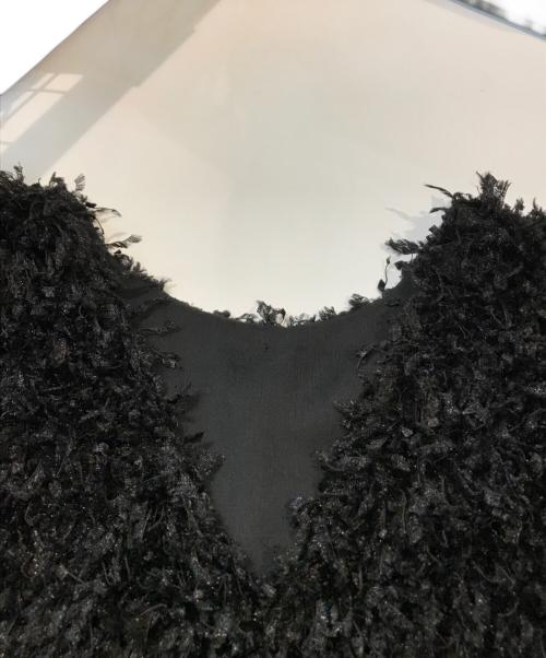 CADUNE（カデュネ）CADUNE (カデュネ) ふわふわトップス ブラック サイズ:Sの古着・服飾アイテム