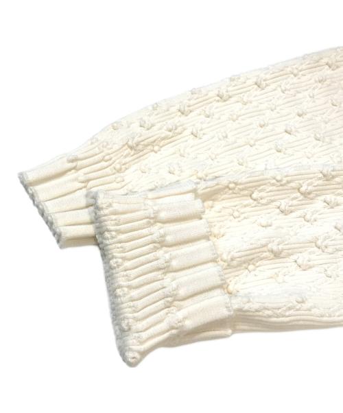 CHANEL（シャネル）CHANEL (シャネル) ココマークボタンコットンシルクニット　P58469K07659 ホワイト サイズ:36の古着・服飾アイテム