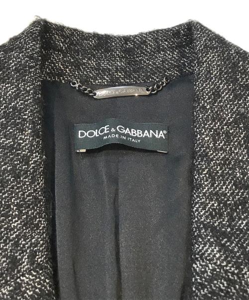 DOLCE & GABBANA（ドルチェ＆ガッバーナ）DOLCE & GABBANA (ドルチェ＆ガッバーナ) テーラードジャケット グレー サイズ:36の古着・服飾アイテム
