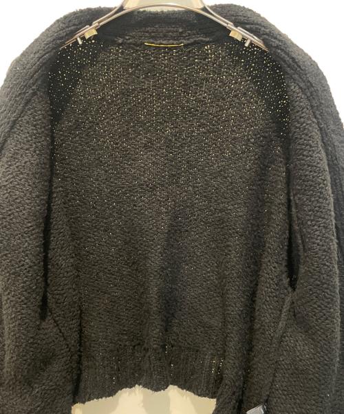 DEUXIEME CLASSE（ドゥーズィエム クラス）Deuxieme Classe (ドゥーズィエム クラス) 金釦カーディガン ブラック サイズ:FREEの古着・服飾アイテム