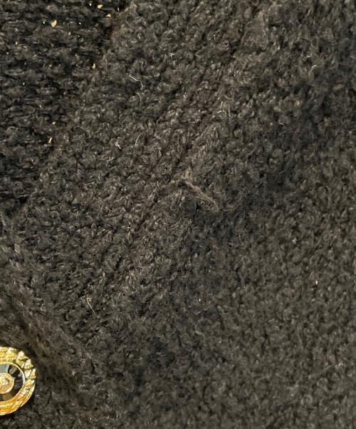 DEUXIEME CLASSE（ドゥーズィエム クラス）Deuxieme Classe (ドゥーズィエム クラス) 金釦カーディガン ブラック サイズ:FREEの古着・服飾アイテム