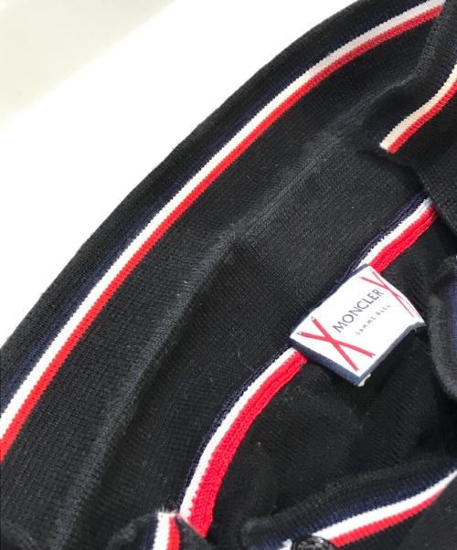 MONCLER（モンクレール）MONCLER (モンクレール) MAGLIA TRICOT POLO ブラック サイズ:Sの古着・服飾アイテム