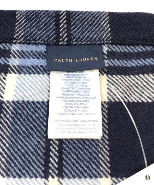 POLO RALPH LAUREN HOME（ポロ・ラルフローレンホーム）POLO RALPH LAUREN HOME (ポロ・ラルフローレンホーム) チェック柄ブランケット　HMRLBEDHR223352 未使用品の古着・服飾アイテム
