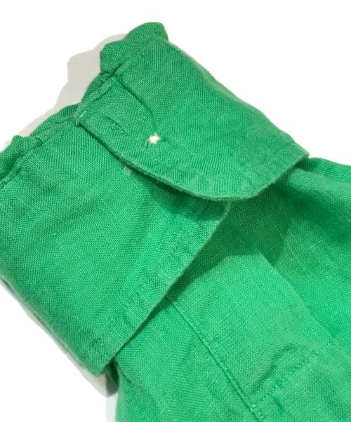 POLO RALPH LAUREN（ポロ・ラルフローレン）POLO RALPH LAUREN (ポロ・ラルフローレン) リネンシャツ グリーン サイズ:XSの古着・服飾アイテム
