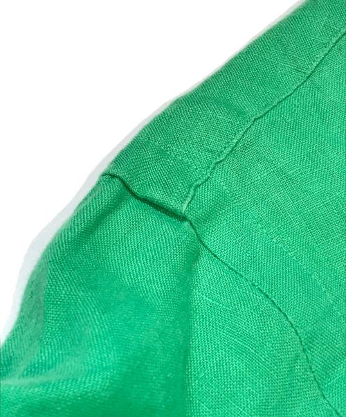 POLO RALPH LAUREN（ポロ・ラルフローレン）POLO RALPH LAUREN (ポロ・ラルフローレン) リネンシャツ グリーン サイズ:XSの古着・服飾アイテム