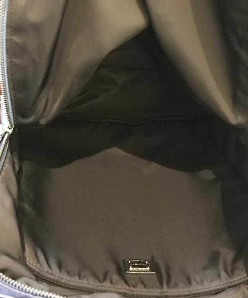 DOLCE & GABBANA（ドルチェ＆ガッバーナ）DOLCE & GABBANA (ドルチェ＆ガッバーナ) クラウンロゴリュック ブルーの古着・服飾アイテム