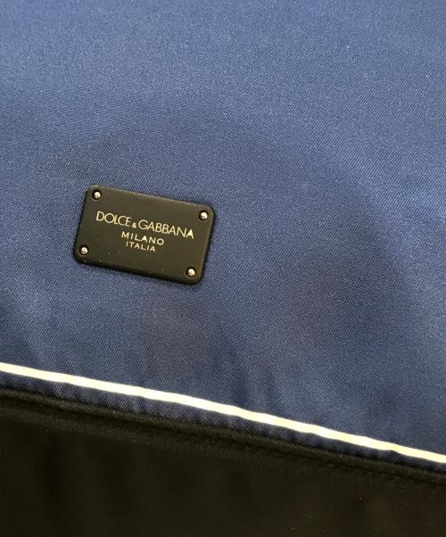 DOLCE & GABBANA（ドルチェ＆ガッバーナ）DOLCE & GABBANA (ドルチェ＆ガッバーナ) クラウンロゴリュック ブルーの古着・服飾アイテム