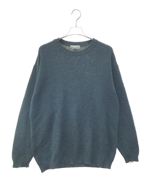 L.L.Bean（エルエルビーン）L.L.Bean (エルエルビーン) エルボーパッチニット グリーン サイズ:XLの古着・服飾アイテム