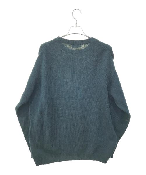 L.L.Bean（エルエルビーン）L.L.Bean (エルエルビーン) エルボーパッチニット グリーン サイズ:XLの古着・服飾アイテム